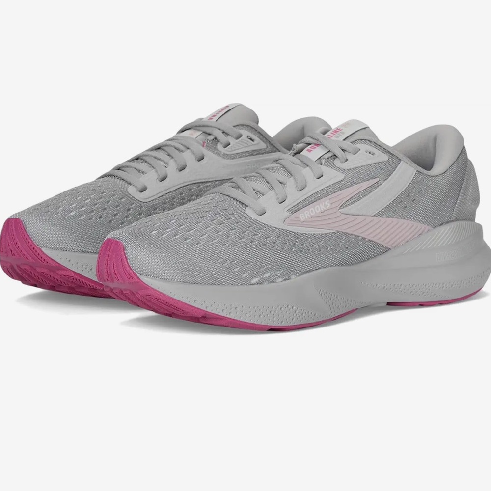 Brooks Adrenaline GTS 24 Size 9 in Alloy/White/Zephyr